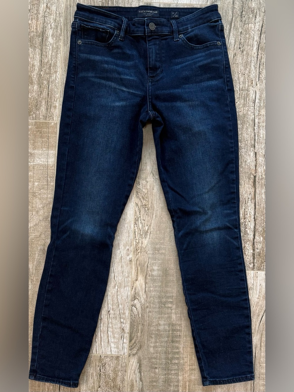 Lucky Brand Women's Dark Blue Skinny Jeans
